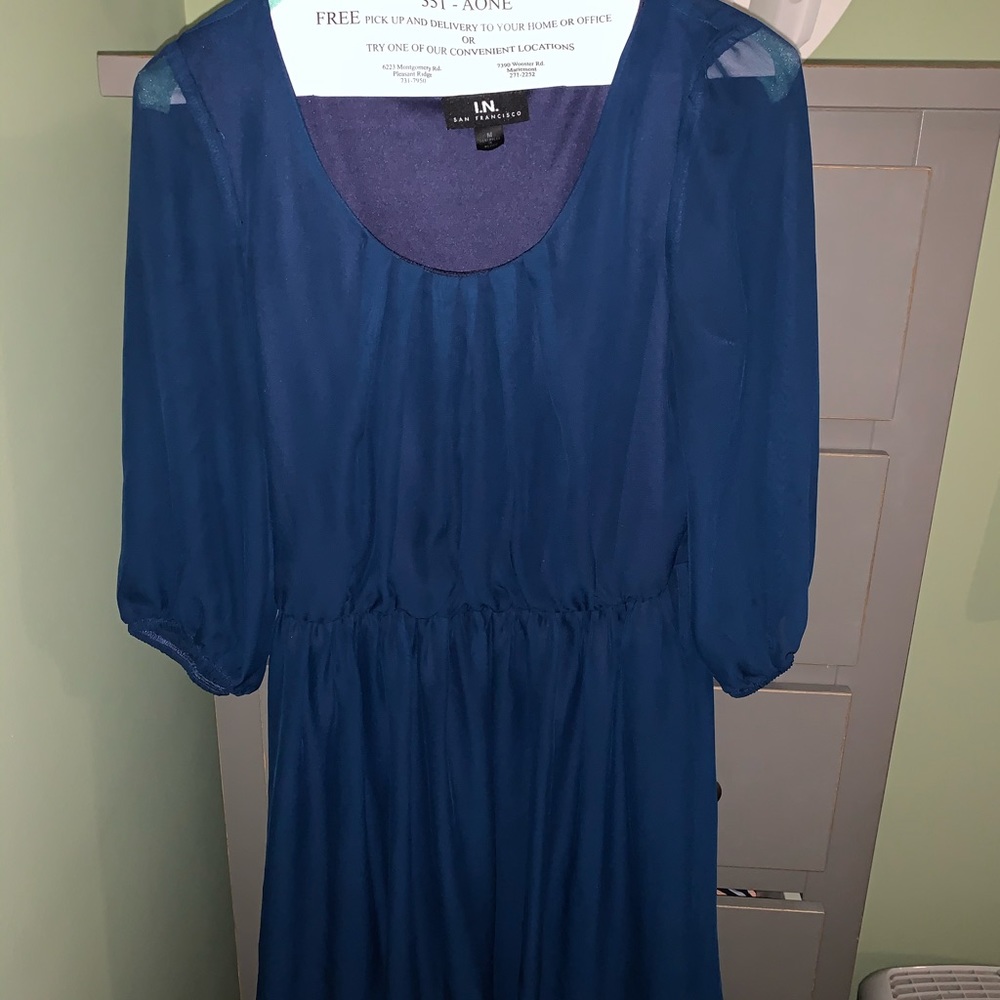 navy blue dress